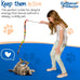 Cat Dancer Products Charmer Interactive Cat Toy with Polycarbonate Wand and Colorful Fabric