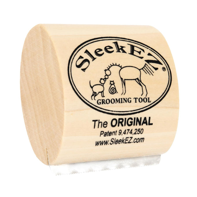 SleekEZ Dog Brush for All Fur Types, Reduces Shedding by 95%, Made in USA, 5 inch