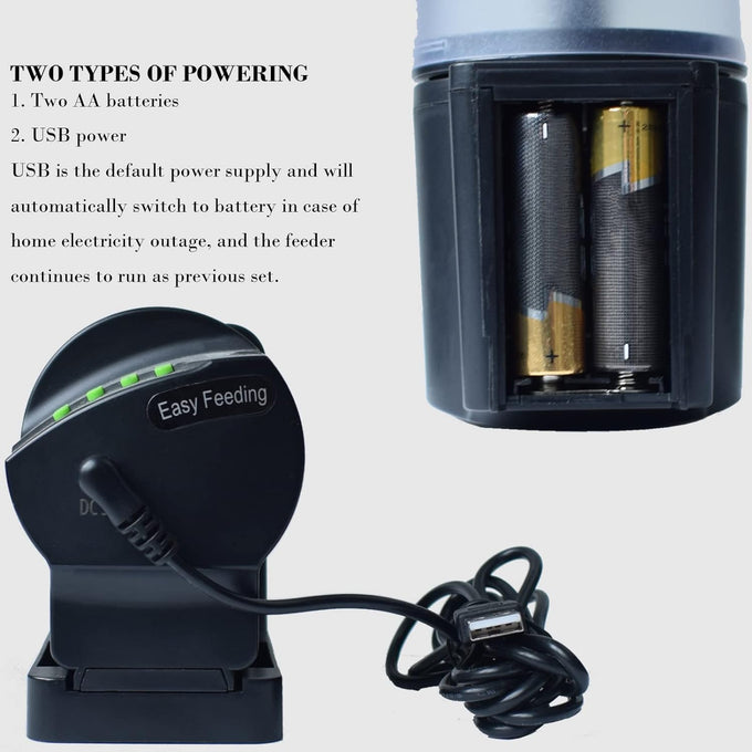 dxophiex wifi fish feeder automatic fish feeder for aquarium and turtle tank with feeding ring