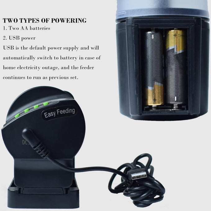 dxophiex wifi fish feeder automatic fish feeder for aquarium and turtle tank with feeding ring
