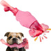 Bikisens hammerhead shark dog toys for aggressive chewers, green, 8.46in, medium/large breed