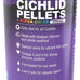 Omega One Super Color Sinking Cichlid Pellets, 2mm Small Pellets, 8 oz, Ideal Balance for Cichlids, Fresh Seafoods and Spirulina