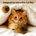 Faux Rabbit Fur Catnip Ball for Indoor Cats, Soft and Washable, Fun to Chase for Exercise and Bonding (1pc)