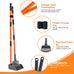Pooper Scooper, stainless steel, long handle, medium small dog, heavy duty, pet supplies