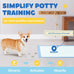 powools 100-pack x-large puppy pads for dogs potty training with leak-proof quick-dry design and 6-layer wee wee pads