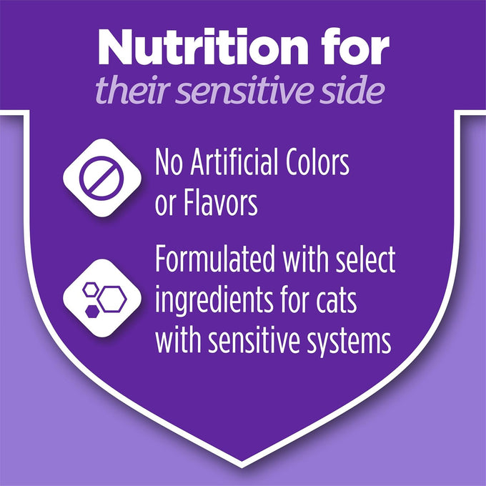 Purina Gentle Sensitive Stomach and Skin Cat Food with Turkey, 13 lb. Bag, Adult Dry Cat Food