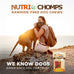 Nutri Chomps Dog Chews, Rawhide-Free, Real Chicken, Peanut Butter & Milk Flavors, 15 Count