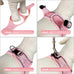 Yimeis No Pull Soft Mesh Pet Harness and Leash Set for Small Medium Large Dogs and Cats, Pink, X-Small