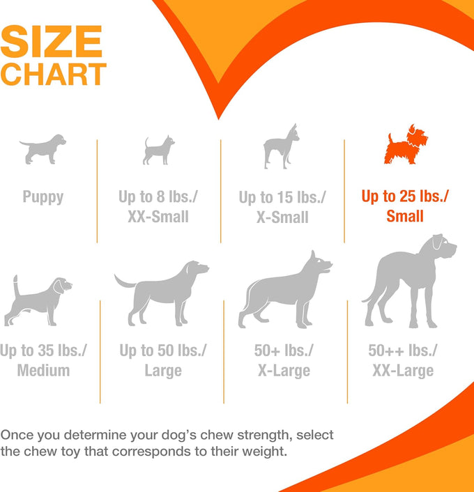 Nylabone Original Bone Power Chew Toy Small Dog Value Pack - Durable Nylon, USA Made, 3 Pack