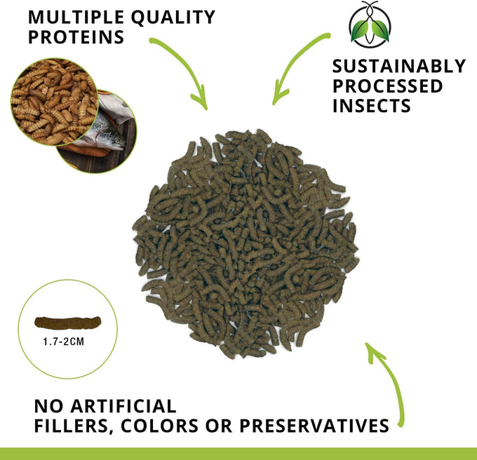 Fluval bug bites sinking stick bottom feeder fish food for medium to large fish 4.59 oz a6587