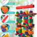dbness bird toys, natural wooden blocks, parakeet chewing toy for small to medium macaw cockatoos budgie lovebird cockatiel conures 13.4x5.9 inches adjustable