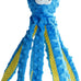 nocciola 4-pack crinkle squeaky dog toys for aggressive chewers, durable plush rope tug toy for small medium large breeds