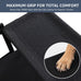 Oiilores extra-wide foldable dog stairs for large breeds, 5 steps, 250 lbs capacity, non-slip surface, 17x5x13 inches compact size