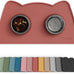 Erythrinus OHMO Silicone Pet Feeding Mat, Waterproof Dog Water Bowl Tray, Non-Skid, Easy Clean, Dishwasher Safe