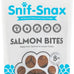 Snif-Snax Salmon Bites Dog Treats, All Natural, Human Grade, Grain Free, High Protein, Soft Salmon Snacks
