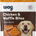 Amazon Brand Wag Dog Treats Chicken and Waffle Bites Farm-Raised Chicken Resealable Pack 24 Oz