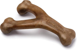Benebone Wishbone Durable Dog Chew Toy, Medium, Real Bacon, Made in USA for Aggressive Chewers
