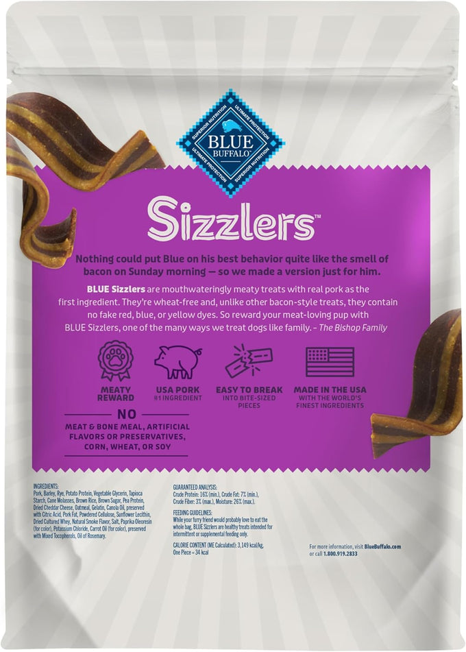 Blue Buffalo 6-oz Original Flavor Soft-Moist Dog Treats with Real USA Pork, Bacon-Style