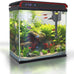 Betta fish tank self cleaning glass 2 gallon small nano aquarium starter kit with led light and whisper filters