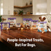 Three Dog Bakery Mini Carob Chip Cookies 8 oz Crunchy Dog Treats with Real Ingredients