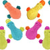 Multipet duckworth plush filled dog toys assorted colors pack of 1