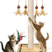 paroto sisal cat tree tower scratching post for indoor cats adults kittens interactive toys 25 inches