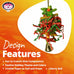 Super Bird Creations SB971 Xmas Crinkle Little Star Bird Toy, 6 inch, Small Bird Size, Festive Holiday Design