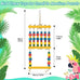 dbness parrot chew swing toy with perches hang colorful wood block accessories for small medium parrots