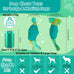 Bikisens hammerhead shark dog toys for aggressive chewers, green, 8.46in, medium/large breed