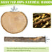 8 PCS natural apple wood bird perch set for small birds - parakeets, budgies, cockatiels - safe chew toys & climbing stand