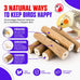 Bonka Bird Toys 1211 Pk6 6-pack natural sola sticks 3 long 1.25 diameter soft chew foraging toy