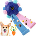 dog snuffle ball-interactive dog toys encourage natural foraging skills slow feeder for training stress relief, cloth strip hiding food chew toys