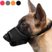 Heele Soft Nylon Dog Muzzle, Anti Biting Barking Chewing, Adjustable Breathable Pets Muzzle for Small Medium Large Dogs, 4 Colors 4 Sizes