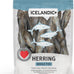 Icelandic+ Whole Fish Herring Dog Treats: 3oz Bag, Pure Wild-Caught, Air-Dried. Single Ingredient Snack, Rich in Protein & Omega-3s for Healthy Skin & Coat.