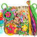 YIXUND Foraging Playground Bird Toys for Parakeets, Parrots, and Small to Medium Birds with Eco-Friendly Seagrass and Natural Wood Chew Toys