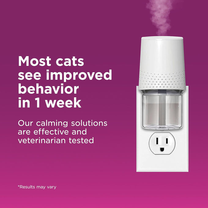 6-pack Comfort Zone cat calming pheromone refills for diffusers, 30-day refills, 180-day supply