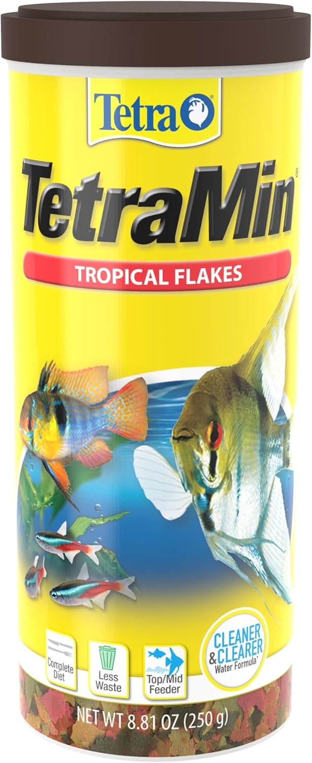 Tetra TetraMin Tropical Flakes 4.52 pounds, nutritionally balanced diet for tropical fish aquariums