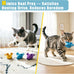 Retro Shaw Crochet Mice Cat Toys, 3 Pcs Durable Yarn Cat Mouse Toys for Indoor Cats with Catnip & Silvervine