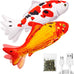 TOOGE 2 Pack 9 inch Floppy Fish Cat Toys with SilverVine and Catnip for Interactive Play