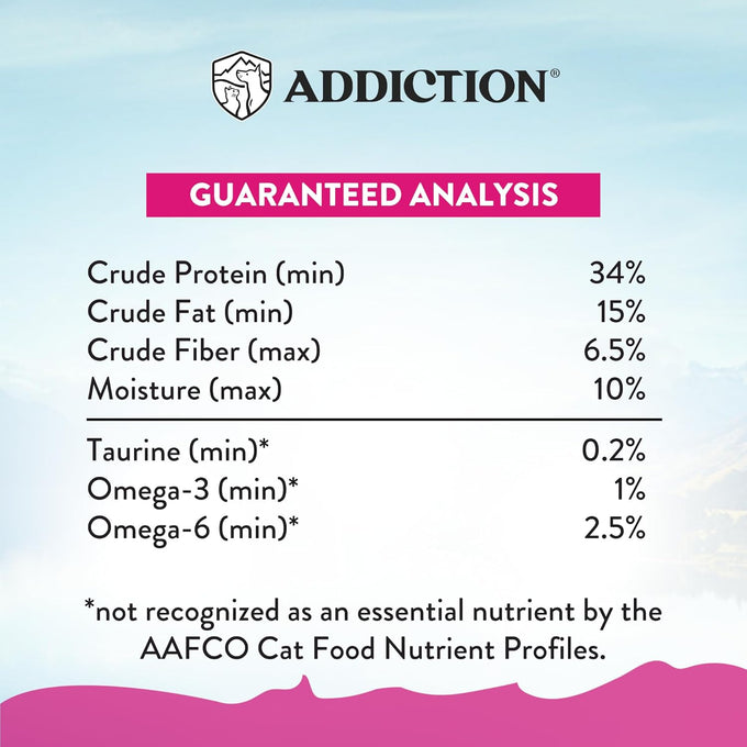 Addiction Duck Royale - 4lbs Cage-Free New Zealand Duck Recipe Grain-Free Dry Cat Food