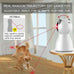 yve life 4th gen laser cat toy for indoor adult cats/kittens with random trajectory and rechargeable battery
