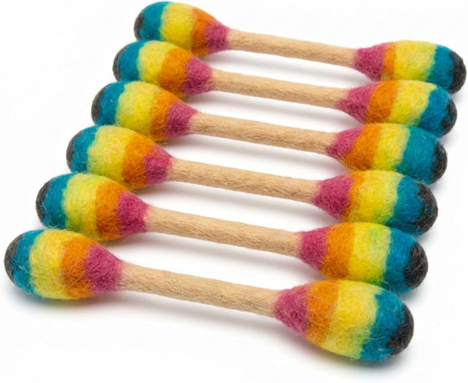 Glaciart One Swab Cat Toys with Organic Catnip - 6 Pack | Durable, Interactive, and Eco-Friendly Cat Accessories