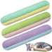 Retro shaw 8 inches refillable catnip toys, 3 pack, cat toys pillows with crinkle sound for indoor cats