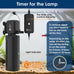 AquaMiracle aquarium filter SV-800, 8W, 225GPH, 20-70 gallon tank, U-V light & timer, filter sponge, aeration & rainfall modes.