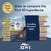 Ziwi Peak beef with southern blue whiting fish cat food high protein skin coat health low carb all life stages 28.8oz