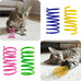 Cat Spring Toys for Indoor Cats, 30 Pack Interactive Durable Plastic Toys for Kitten Hunt and Exercise