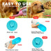 avelora dog water bottle with food container, 10oz/15oz/19oz leak proof pet water dispenser for walking hiking travel