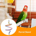 3PCS Bird Perch Gradient Ropes for Parrot Cages Climbing Ropes, Soft Cotton Material Double Swing Toy