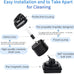 hygger mini wave maker for 15-40 gallon aquarium with magnetic mount 530 gph