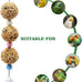 Bird toys, 2 pack, 3 natural cereal foraging balls, cage toys for parakeet, budgie, cockatiel, lovebird, green cheek, small to medium birds